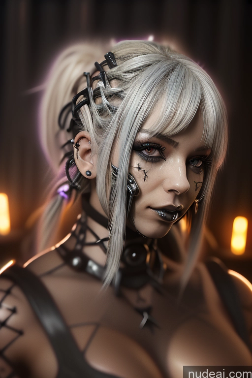 related ai porn images free for Bimbo Close-up View Rainbow Haired Girl Perfect Boobs Gothic Punk Girl Bra Pull Down Braided Dream Mecha Girl