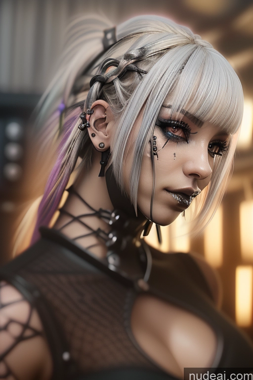 related ai porn images free for Bimbo Close-up View Rainbow Haired Girl Perfect Boobs Bra Pull Down Braided Dream Mecha Girl Gothic Punk Girl