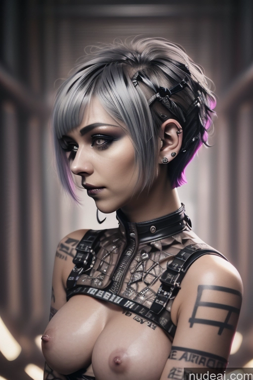 related ai porn images free for Nude Close-up View Rainbow Haired Girl Braided Perfect Boobs Short Hair Gothic Punk Girl Milf PinkBodysuitShrugClothing