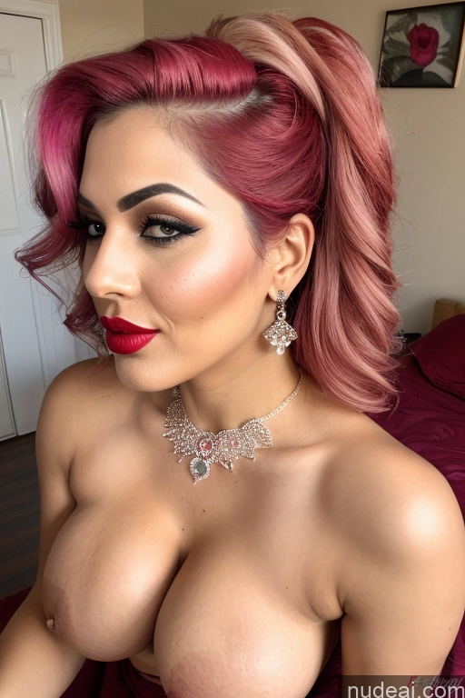 related ai porn images free for Milf Perfect Boobs Busty Big Ass Big Hips 20s Seductive Sexy Face Bedroom Nude Indian Lipstick Jewelry Orgasm Pink Hair