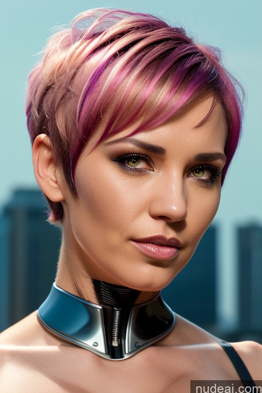 related ai porn images free for Perfect Boobs Short Hair Nude Close-up View Rainbow Haired Girl Slicked Dream Mecha Girl Bra Pull Down Cyborg Big Ass