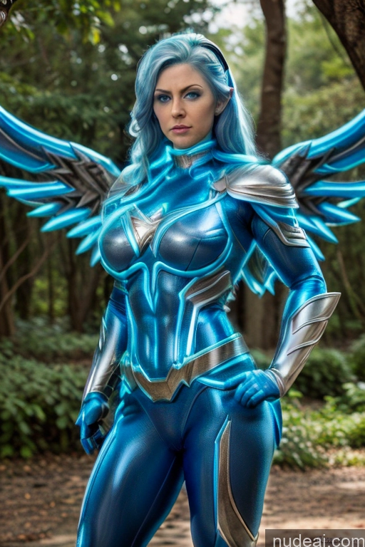 related ai porn images free for Busty Muscular Front View Superhero Superheroine Deep Blue Eyes Blue Hair Neon Lights Clothes: Blue Has Wings Neon Lights Clothes: Orange Cosplay