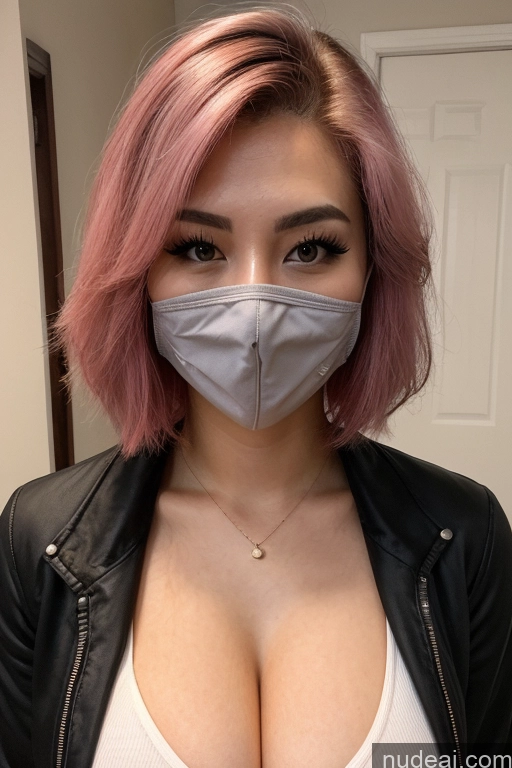 related ai porn images free for Perfect Boobs Big Ass Short Pink Hair Skinny Front View 18 Straight Dark Lighting Sorority Busty Beautiful Korean Face Mask Jacket Cleavage Partially Nude