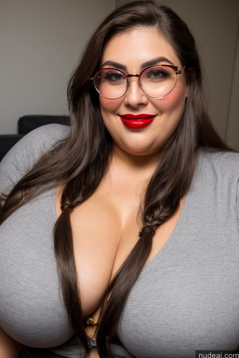 related ai porn images free for Happy 30s Huge Boobs Glasses Gold Jewelry Busty Long Hair Chubby Lipstick Pearl Jewelry Diamond Jewelry Brunette Jewelry Cleavage Front View Model