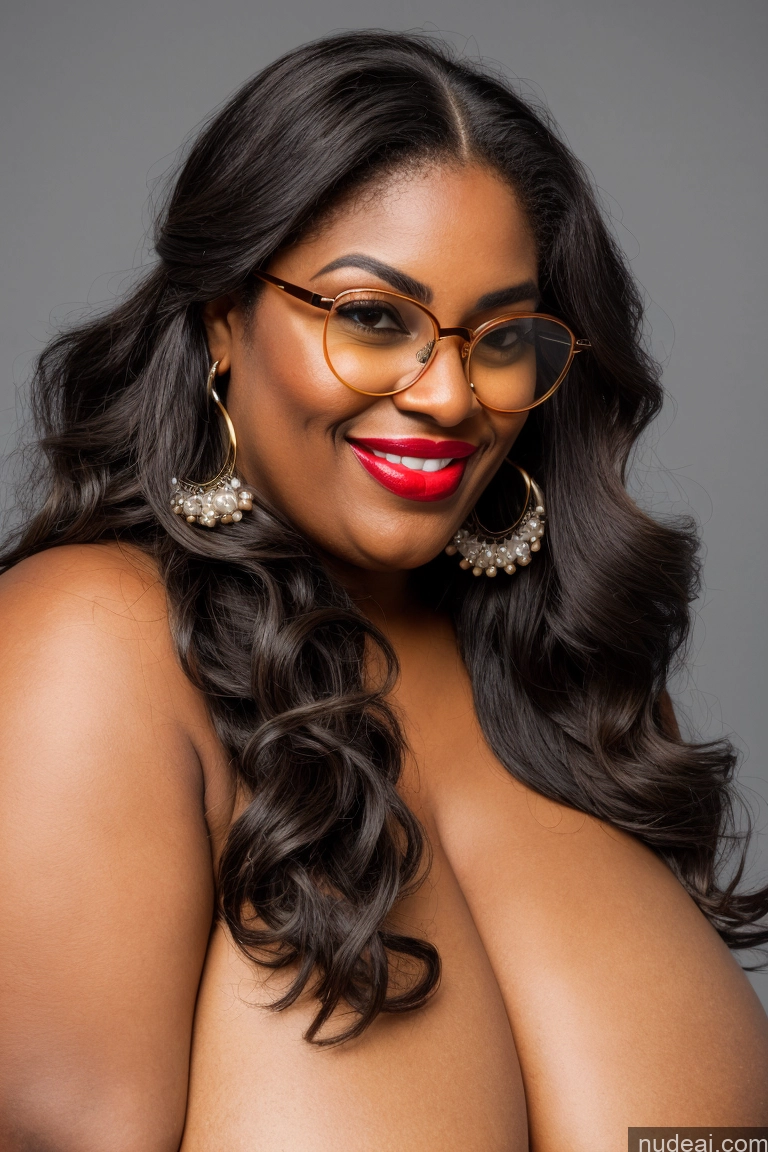 related ai porn images free for 30s Huge Boobs Glasses Busty Long Hair Brunette Lipstick Laughing Woman Topless Jewelry Pearl Jewelry Gold Jewelry Diamond Jewelry Dark Skin Two Chubby Beautiful