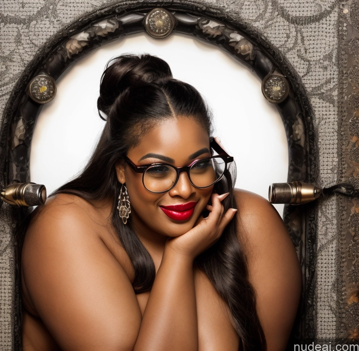 related ai porn images free for 30s Huge Boobs Glasses Busty Long Hair Brunette Lipstick Laughing Woman Topless Jewelry Pearl Jewelry Gold Jewelry Diamond Jewelry Dark Skin Chubby Beautiful One