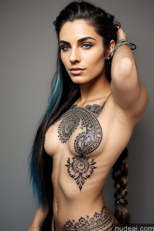 related ai porn images free for Model One Small Tits Tattoos Skinny Small Ass 18 Sexy Face Blue Hair Long Hair White Front View Nude