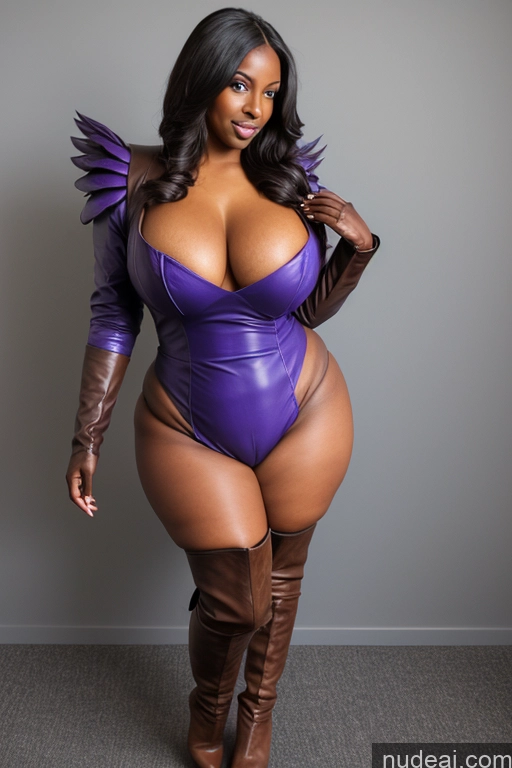 related ai porn images free for Woman Busty Perfect Boobs Purple Wings, Blue Dress, Bridal Gauntlets, Knee Boots Dark Skin Boots Leather Jacket Teacher Professor