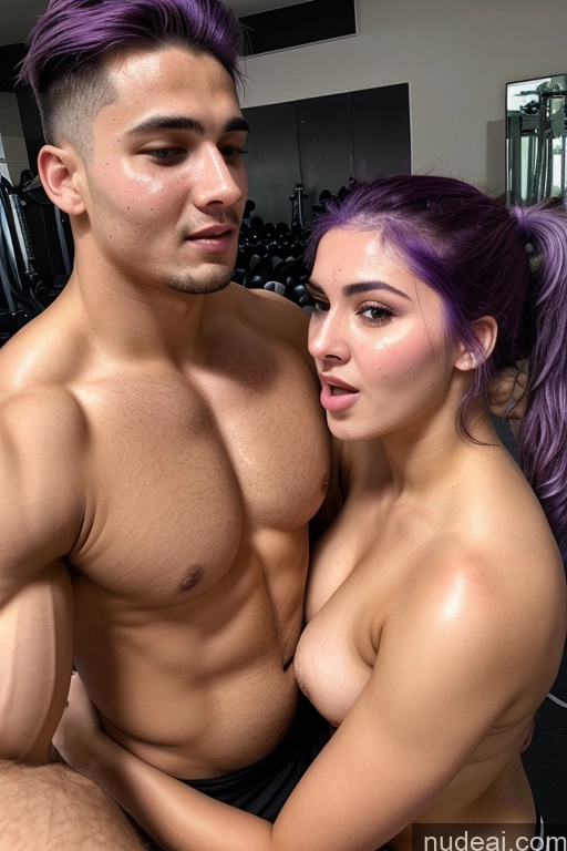 related ai porn images free for Purple Hair Pigtails Gym Small Tits Cumshot Woman + Man Two Orgasm Sexy Face Shocked 18