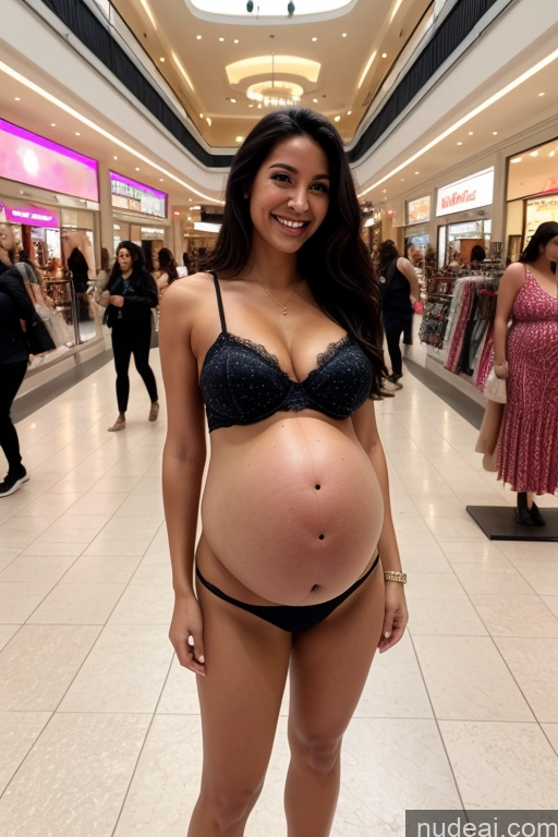 ai nude image of pregnant woman in a black bra top and black thong bottoms in a mall pics of Model One Perfect Boobs Perfect Body Pubic Hair Beautiful Long Legs Happy Black Hair Straight Mall Greek Pregnant Dress