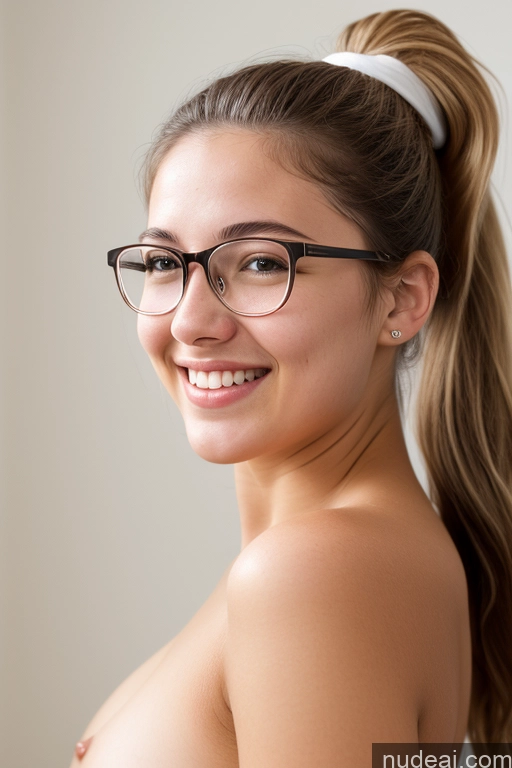 related ai porn images free for Woman 18 Happy Ponytail White Skin Detail (beta) Nude Bright Lighting Glasses Front View