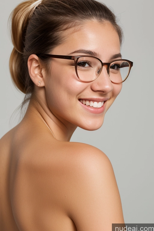 related ai porn images free for Woman 18 Happy Ponytail White Skin Detail (beta) Nude Bright Lighting Glasses Back View