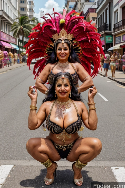 related ai porn images free for Milf One Busty Long Hair Indian 70s Cleavage Bright Lighting Black Hair Dance Dress: Samba Street Squatting