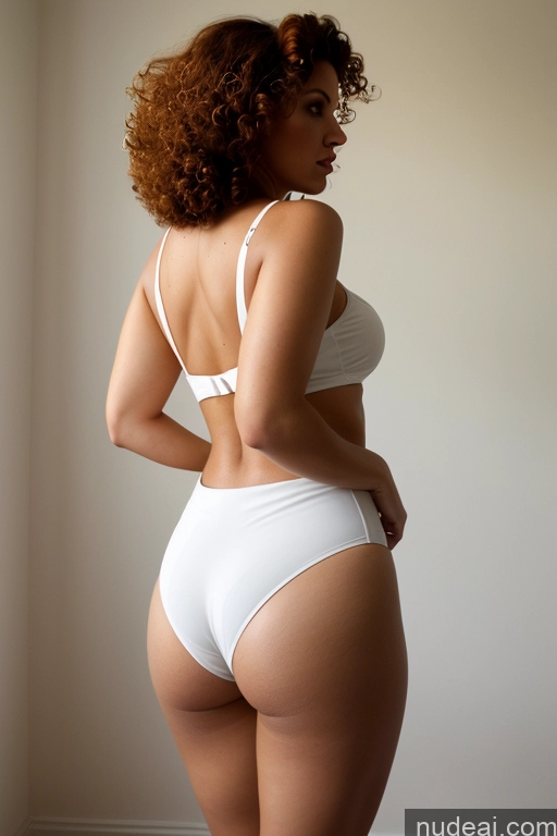 related ai porn images free for Woman One 30s Serious Ginger Curly Hair Soft + Warm 60s Big Ass White Back View Maid