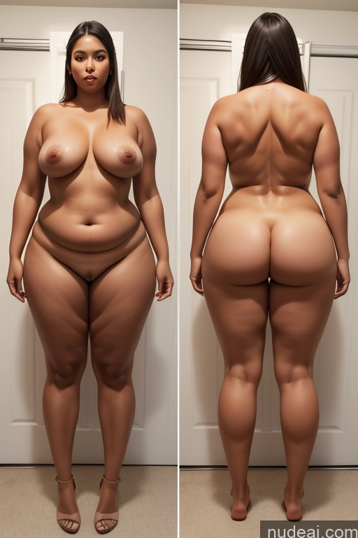 ai nude image of arafed woman with a huge ass standing in front of a door pics of Big Hips Tall Long Legs Big Ass Chubby Thick Abs Fat