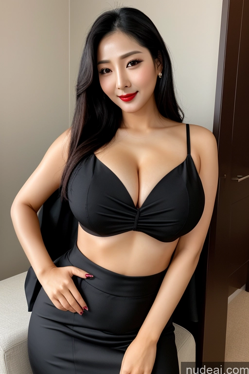 related ai porn images free for Model One Busty Beautiful Lipstick Abs Big Hips 30s Black Hair Straight Korean Blouse Sari