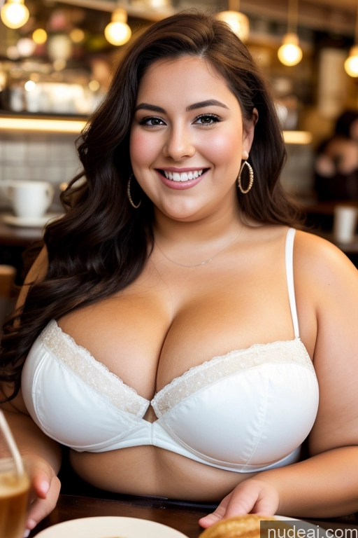 related ai porn images free for One Busty Beautiful Thick British Satin Cafe Happy Laughing 30s Chubby Fat