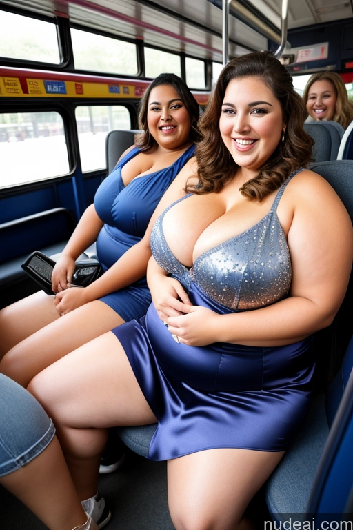 related ai porn images free for Busty Beautiful Thick British Satin Happy Laughing 30s Chubby Fat Cleavage Two Big Hips Big Ass Bus