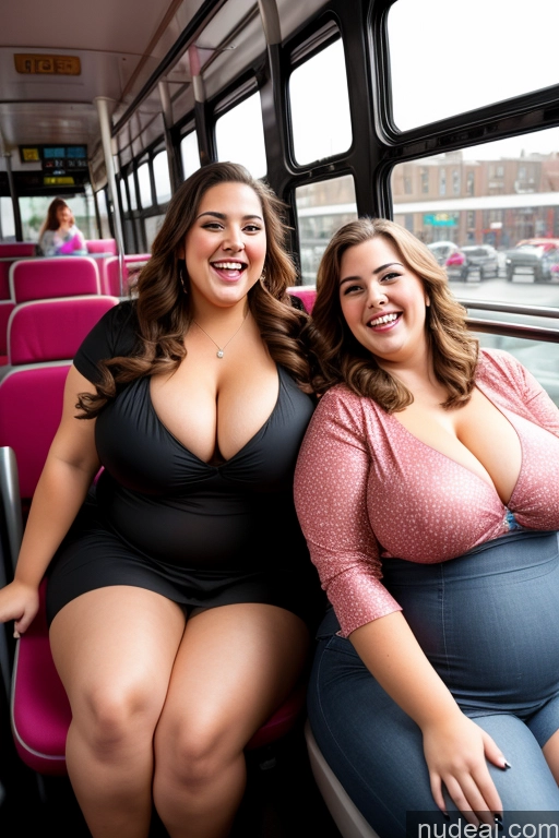 related ai porn images free for Busty Beautiful Thick British Satin Happy Laughing 30s Chubby Fat Cleavage Two Big Hips Big Ass Bus