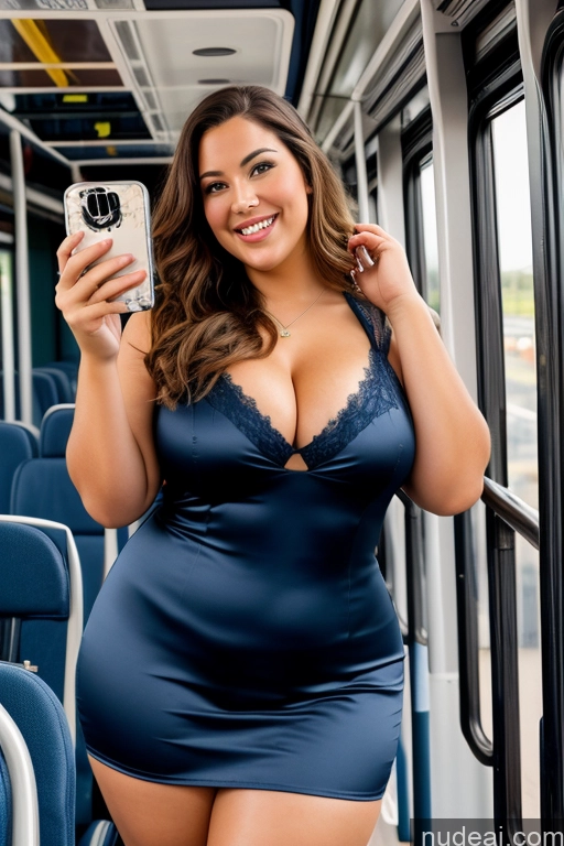 related ai porn images free for Woman 30s Busty Thick Chubby Beautiful Bus Satin One Mirror Selfie Front View Long Hair Happy