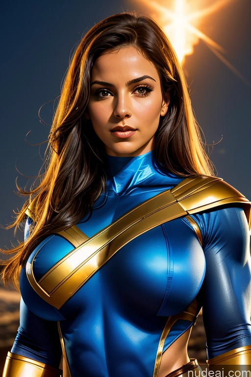 related ai porn images free for Israel Superhero Power Rangers Busty Muscular Abs Science Fiction Style Front View Superheroine