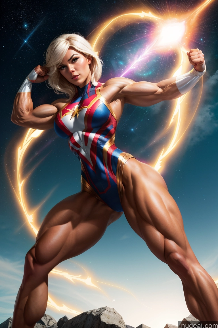 related ai porn images free for Mary Thunderbolt Spider-Gwen Muscular Busty Powering Up Superhero Abs Bodybuilder