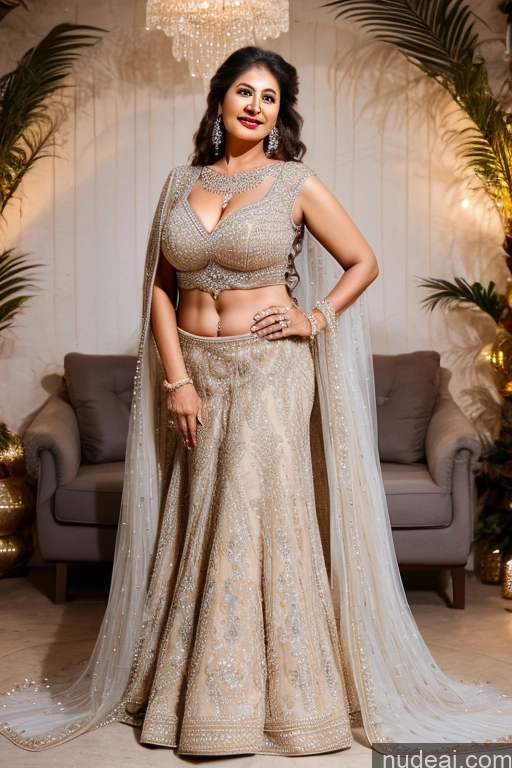 ai nude image of a woman in a beige lehen with a long veil and a large belly pics of Milf One Busty Big Ass 70s Long Hair Indian Wedding Mini Skirt Wedding Dress Extension (Champagne)