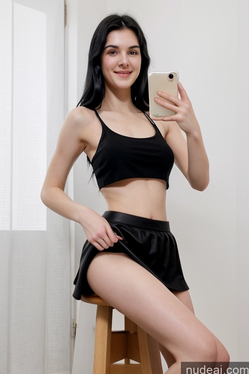 related ai porn images free for One Perfect Boobs Small Tits Beautiful Skinny Long Legs Perfect Body Fairer Skin 18 Happy Seductive Sexy Face Black Hair Tank Top Long Skirt Crop Top Long Hair