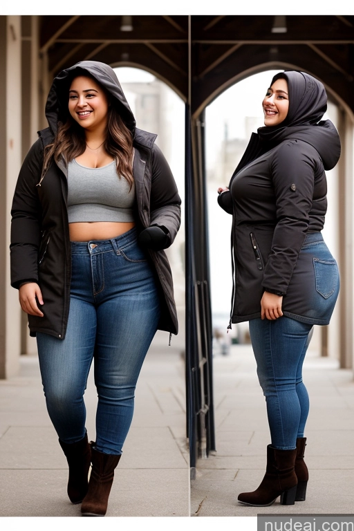 related ai porn images free for Woman One Big Ass Thick Chubby Fat Big Hips 18 Laughing Brunette Long Hair French Front View Boots Casual Crop Top Dress Niqab Parka Jeans