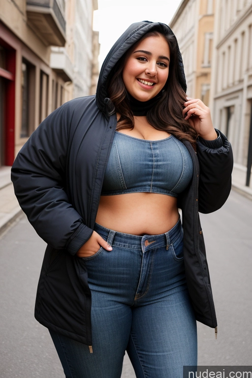 related ai porn images free for Woman One Big Ass Thick Chubby Fat Big Hips 18 Laughing Brunette Long Hair French Front View Boots Casual Crop Top Dress Niqab Parka Jeans