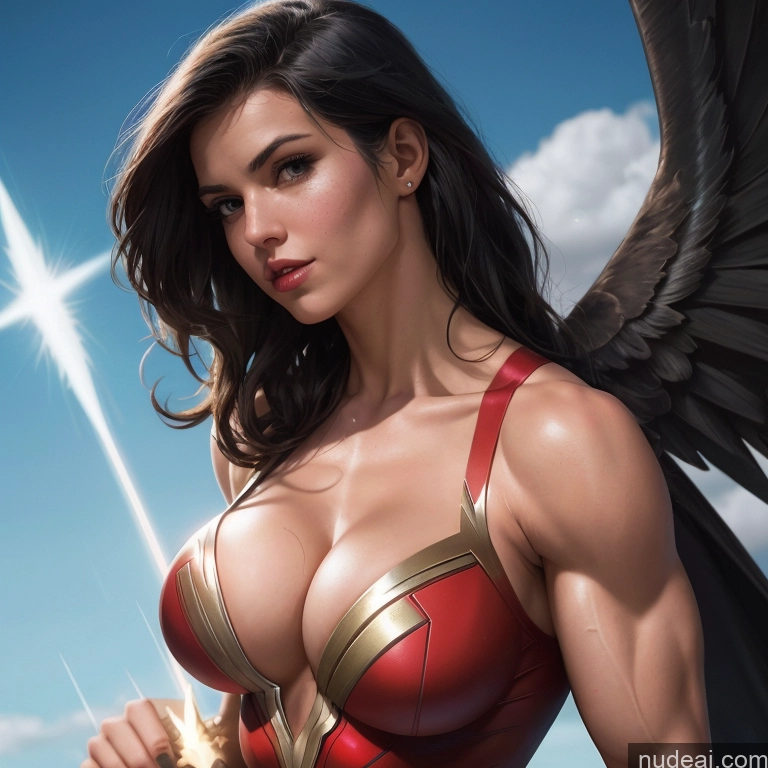 related ai porn images free for Busty Muscular Abs Hawkgirl Mary Thunderbolt Spider-Gwen Batwoman