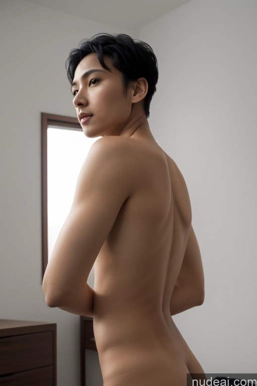 related ai porn images free for Woman Small Tits Skinny Short Handsome Man Penis Excessive Pubic Hair 30s Black Hair Vietnamese Bedroom Fellatio (Side View)