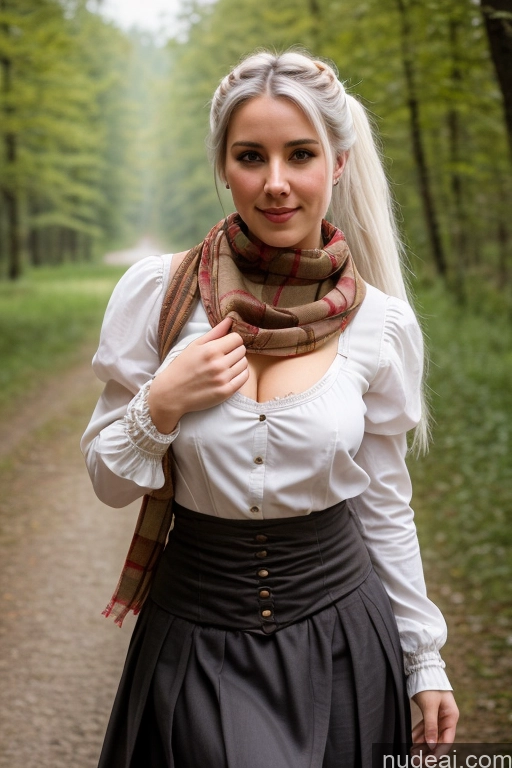 related ai porn images free for Woman Small Tits Pubic Hair 20s White Hair Ponytail German Dark Fantasy Gloves Long Skirt Medieval Scarf Traditional Partially Nude Cumshot Dirndl