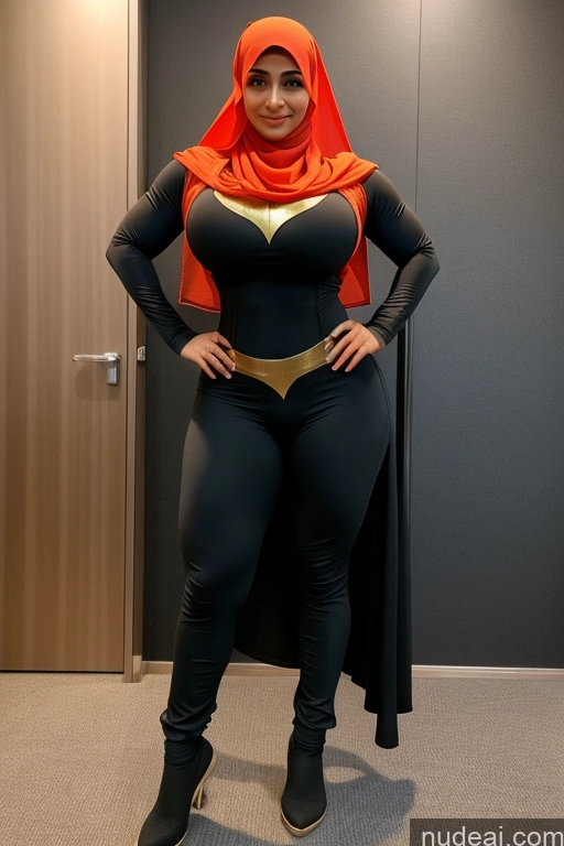 related ai porn images free for Thick Huge Boobs Big Hips Big Ass Muscular Superhero Suit Arabic Niqab