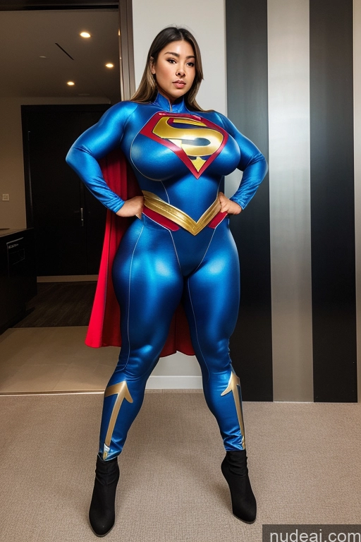 related ai porn images free for Thick Huge Boobs Big Hips Big Ass Muscular Superhero Suit Mongolian