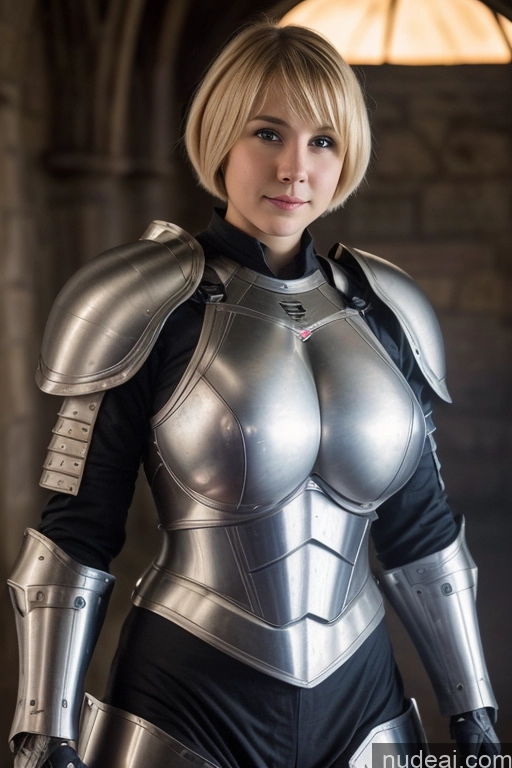 related ai porn images free for Medieval Sci-fi Armor French Blonde Short Hair 18 Cleavage Huge Boobs