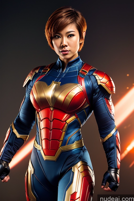 related ai porn images free for Superhero Mech Suit Muscular Ginger Short Hair Asian