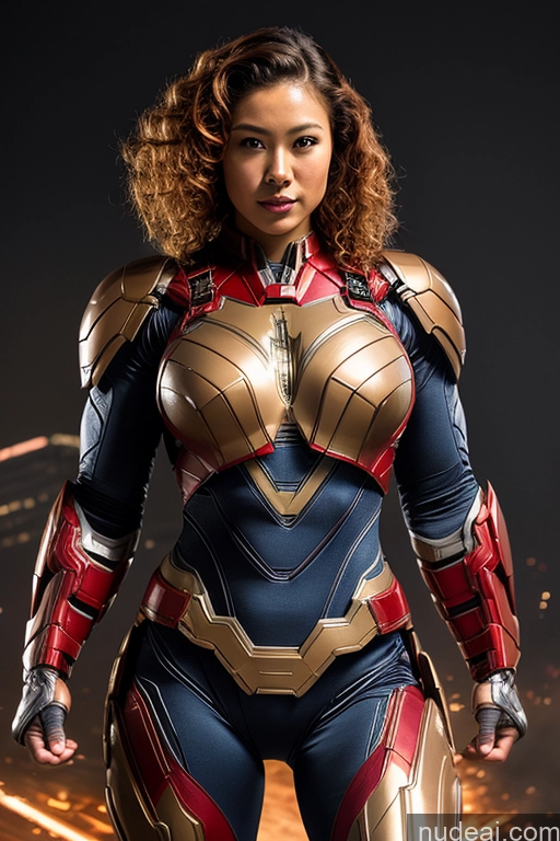 related ai porn images free for Superhero Mech Suit Muscular Ginger Asian Curly Hair