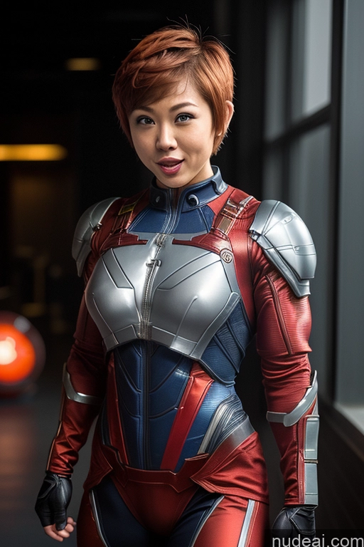 related ai porn images free for Superhero Mech Suit Muscular Skinny Short Ginger Short Hair Asian Ahegao