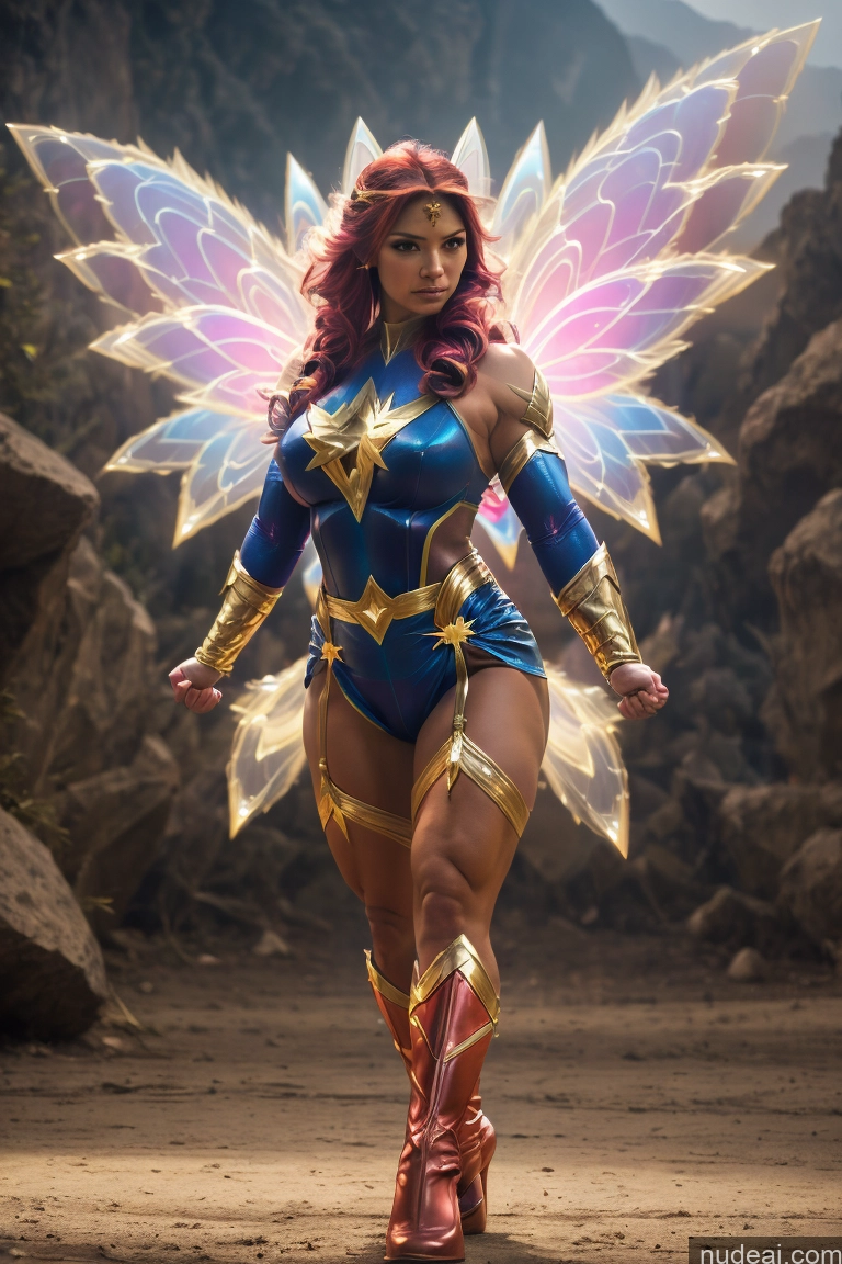 related ai porn images free for Fairy Busty Muscular Abs Superhero Powering Up Superheroine