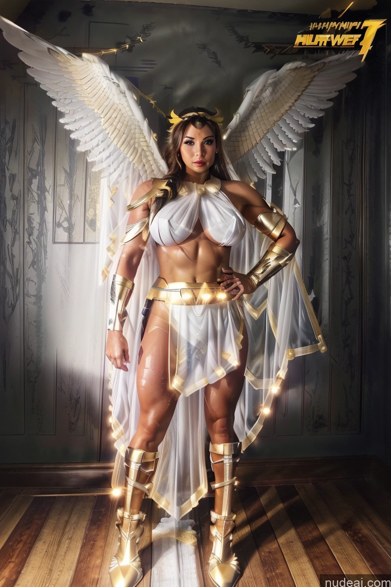 related ai porn images free for Muscular Abs Superhero Captain Marvel Batwoman Hawkgirl Mary Thunderbolt Spider-Gwen Busty Powering Up Power Rangers Captain Planet Superheroine SuperMecha: A-Mecha Musume A素体机娘 Menstoga, White Robes, In White And Gold Costumem, Gold Headpiece, Gold Belt, Gold Chain Huge Boobs Perfect Boobs Science Fiction Style Dynamic View Heat Vision Shower