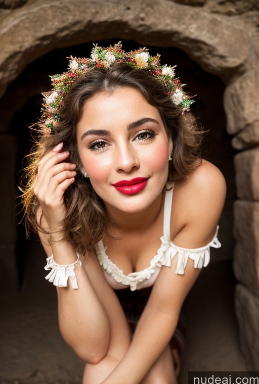 related ai porn images free for Woman One Small Tits Lipstick Beautiful Perfect Body 40s Pouting Lips Happy French Front View Dress Traditional Tribal Medieval Bright Lighting Detailed