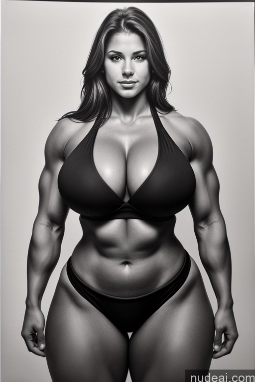 related ai porn images free for Thick Muscular Bikini 18 Huge Boobs Big Ass Big Hips Charcoal