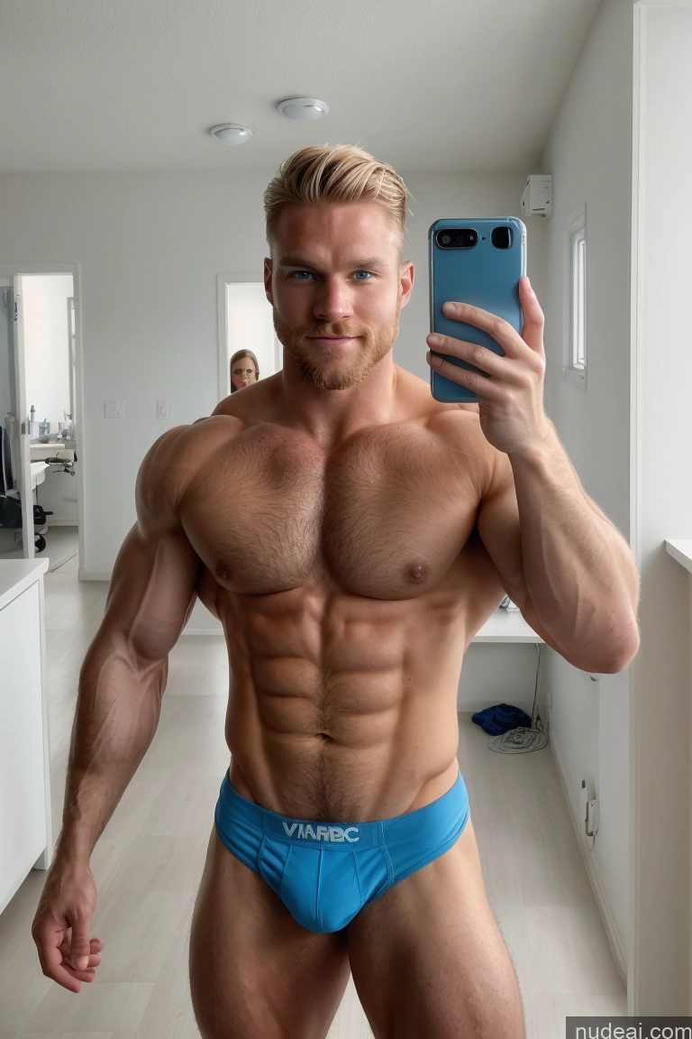 ai nude image of arafed man in a blue underwear taking a selfie in a mirror pics of Pubic Hair Hairy Women Muscular Bodybuilder 20s Scandinavian Several Mirror Selfie Hospital Perfect Boobs