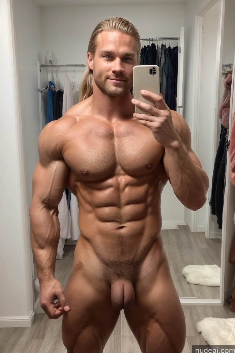 ai nude image of arafed man with a phone taking a selfie in a mirror pics of Pubic Hair Hairy Women Muscular Bodybuilder Several Scandinavian Mirror Selfie Changing Room Perfect Boobs