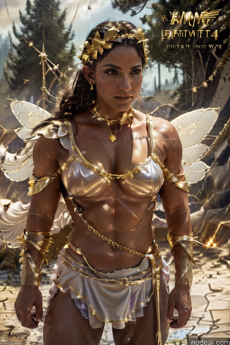 related ai porn images free for Huge Boobs Muscular Abs Menstoga, White Robes, In White And Gold Costumem, Gold Headpiece, Gold Belt, Gold Chain Powering Up Neon Lights Clothes: Purple Fairy Battlefield Woman