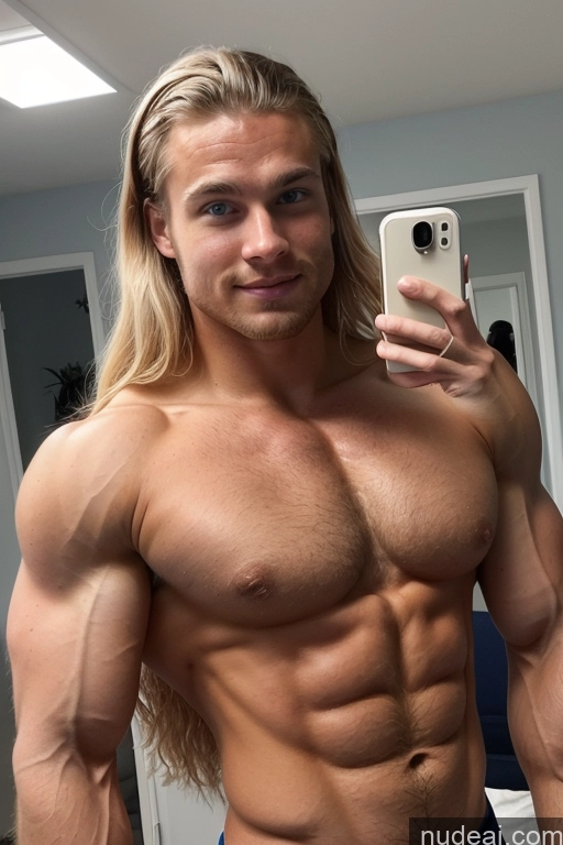 ai nude image of arafed man with long hair taking a selfie in a mirror pics of Hairy Women Pubic Hair Muscular 18 Several Bodybuilder Scandinavian Mirror Selfie Perfect Boobs