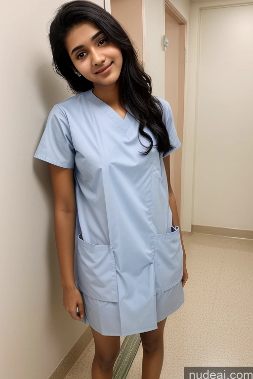 related ai porn images free for 18 Beautiful Skinny Black Hair Indian Nurse Front View Hospital