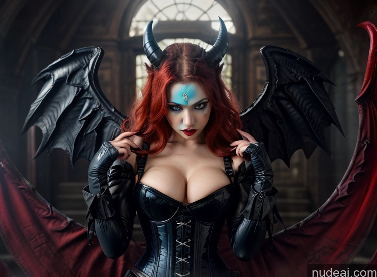 related ai porn images free for Corset Boots Devil Gloves Latex Suspender Belt Has Wings Skin Detail (beta) Detailed 20s Pouting Lips Seductive Deep Blue Eyes Ginger Long Hair Succubus Huge Tits, Hard Nipples Cleavage Hell