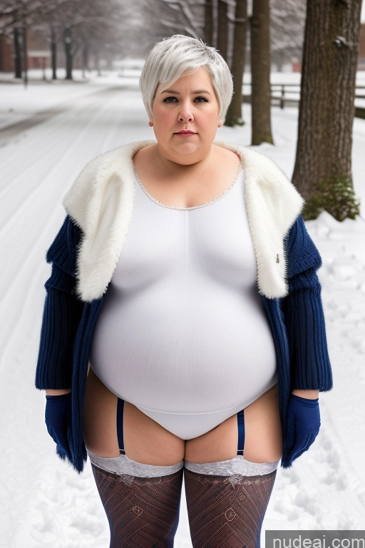 related ai porn images free for One Fat Chubby Big Ass 70s Serious White Hair Pixie Snow Spreading Legs Stockings Front View